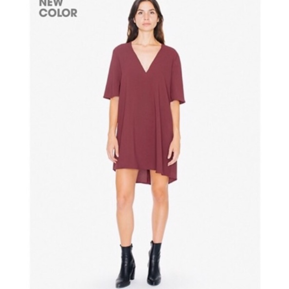 American apparel crepe dress NWT